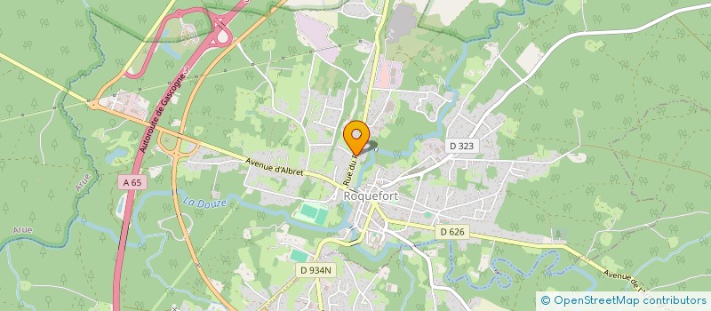 localisation de l'entreprise DAUVET FORAGES à ROQUEFORT