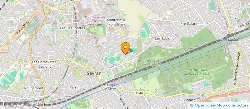 localisation de l'entreprise DAUVET SUAREZ  SEVRAN