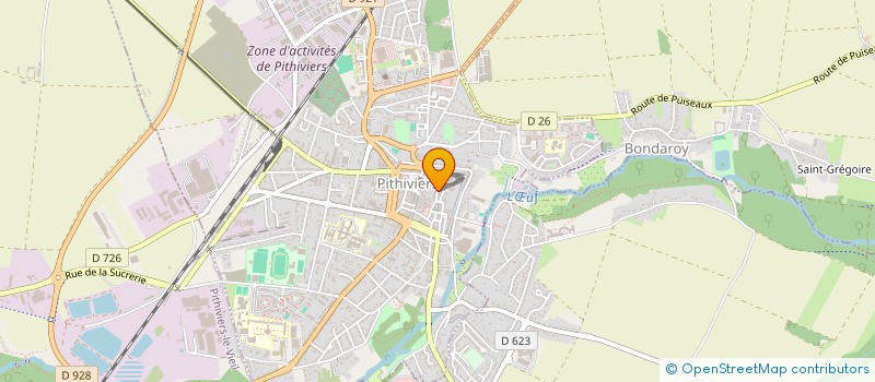 localisation de l'entreprise DAUVILLIERS TRAVAUX à LE MALESHERBOIS