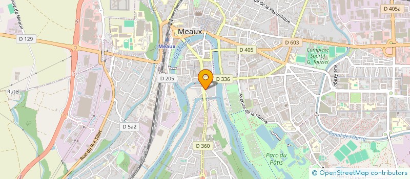 localisation de l'entreprise DAUXAM à MEAUX