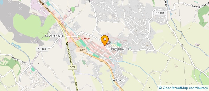 localisation de l'entreprise DAUZATS à ALBI