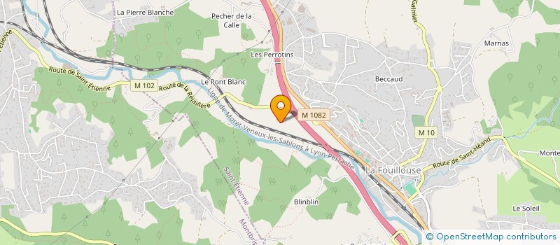 localisation de l'entreprise DAV'1  LA FOUILLOUSE