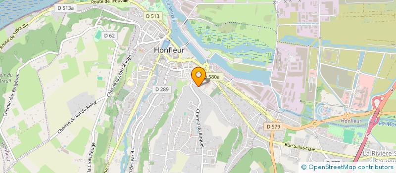 localisation de l'entreprise DAV à HONFLEUR