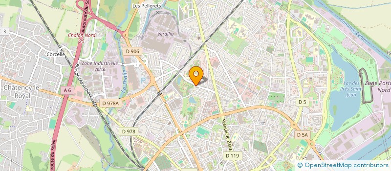 localisation de l'entreprise DAV  CHALON-SUR-SAONE