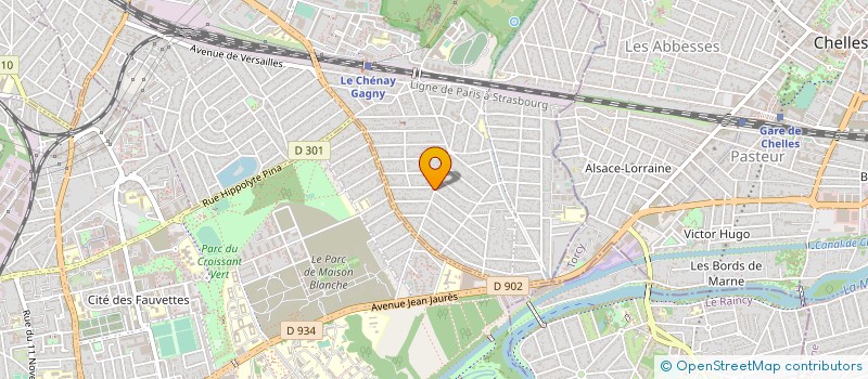 localisation de l'entreprise DAV BAT  GAGNY