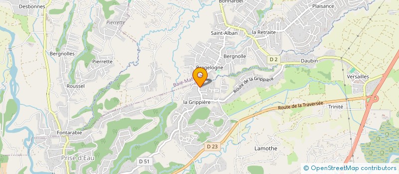 localisation de l'entreprise DAV-COM à PETIT-BOURG