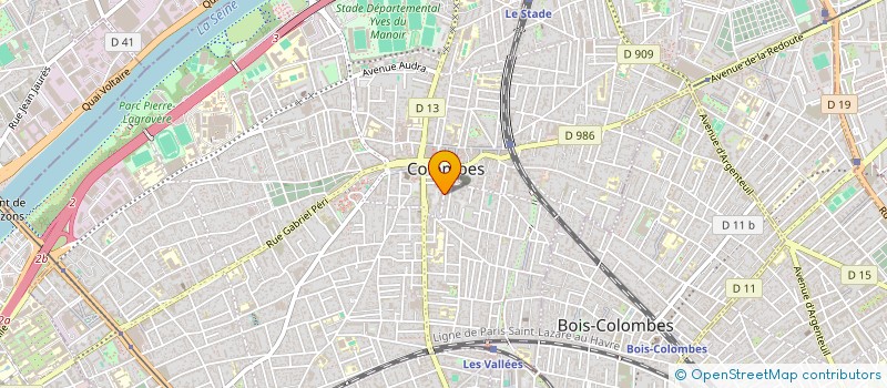 localisation de l'entreprise DAV CONSTRUCTION à COLOMBES
