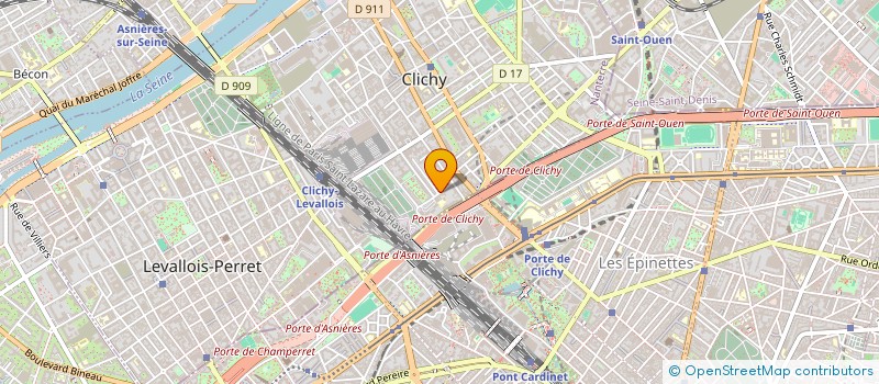 localisation de l'entreprise DAV DAN à CLICHY