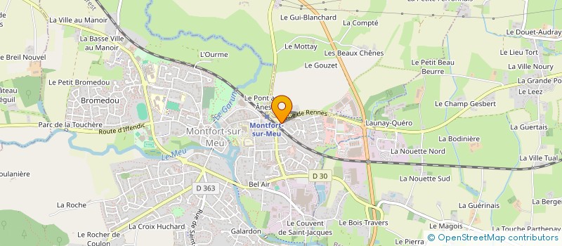 localisation de l'entreprise DAV'ELEC 35  BRETEIL