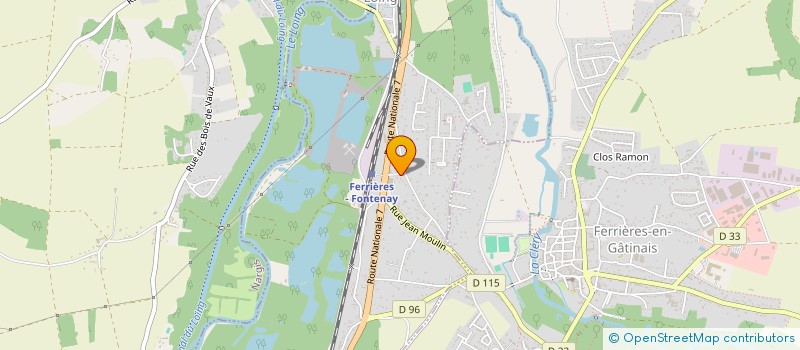 localisation de l'entreprise DAV.IM.DOL  FONTENAY-SUR-LOING