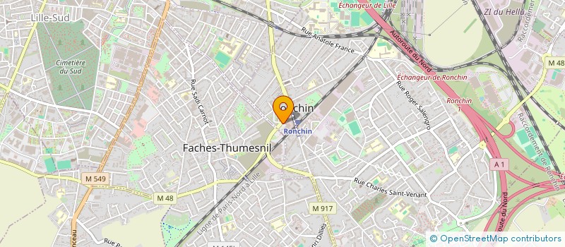 localisation de l'entreprise DAV PRESING  RONCHIN