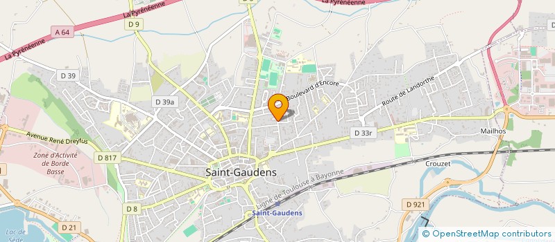 localisation de l'entreprise DAV5  SAINT-GAUDENS