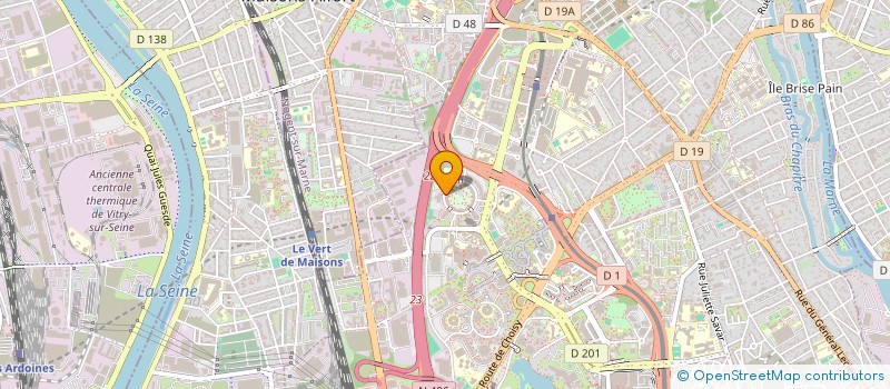 localisation de l'entreprise DAVADIM à CRETEIL