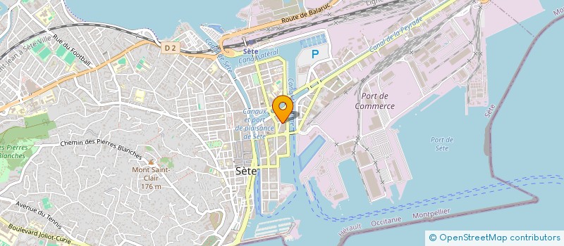 localisation de l'entreprise DAVADRIA à SETE