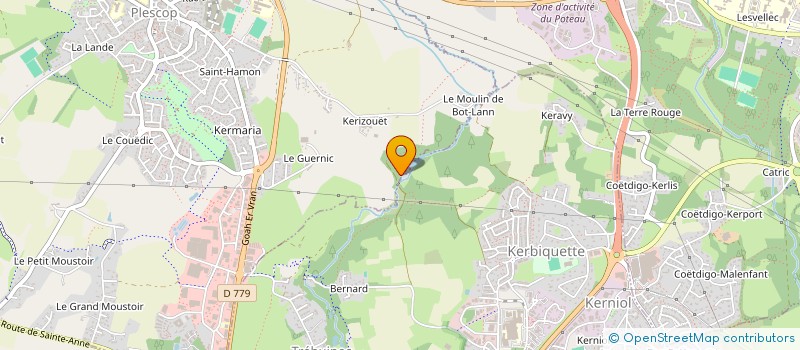 localisation de l'entreprise DAVAF  PLESCOP