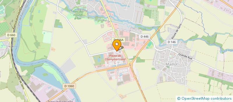 localisation de l'entreprise DAVAL à SENS