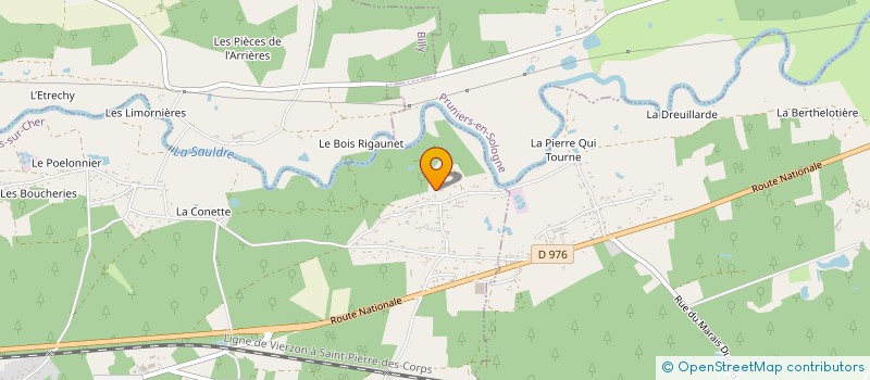 localisation de l'entreprise DAVAL  SELLES-SUR-CHER