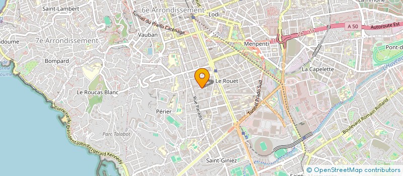 localisation de l'entreprise DAVALEX à MARSEILLE