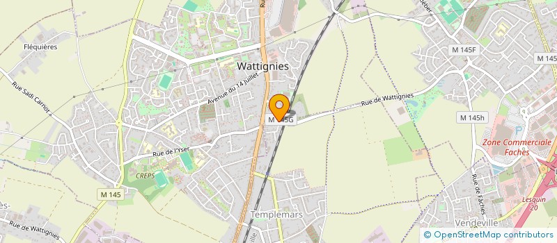 localisation de l'entreprise DAVALI  WATTIGNIES