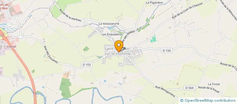 localisation de l'entreprise DAVALINE  SAINT-QUENTIN-SUR-LE-HOMME