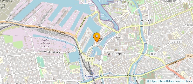 localisation de l'entreprise DAVANA à DUNKERQUE