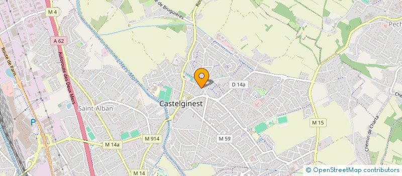 localisation de l'entreprise DAVANAMAR  CASTELGINEST