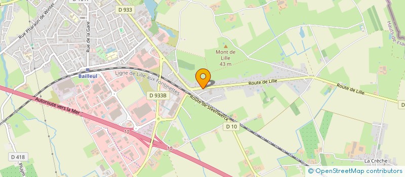 localisation de l'entreprise DAVANE  BAILLEUL