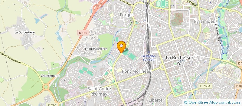 localisation de l'entreprise DAVANNE à LA ROCHE-SUR-YON