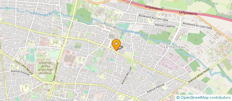 localisation de l'entreprise DAVANT à PAU