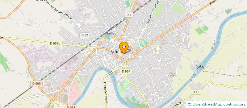 localisation de l'entreprise DAVARIC à GAILLAC