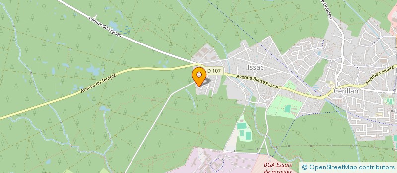 localisation de l'entreprise DAVAUTT à SAINT-AUBIN-DE-MEDOC