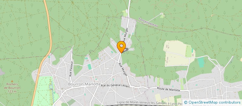 localisation de l'entreprise DAVB CONSEIL à BOURRON-MARLOTTE