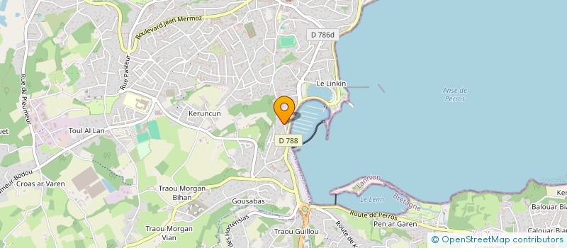 localisation de l'entreprise DAVCO  PERROS-GUIREC