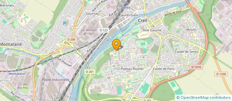 localisation de l'entreprise DAVE INC.MULTISERVICES  CREIL