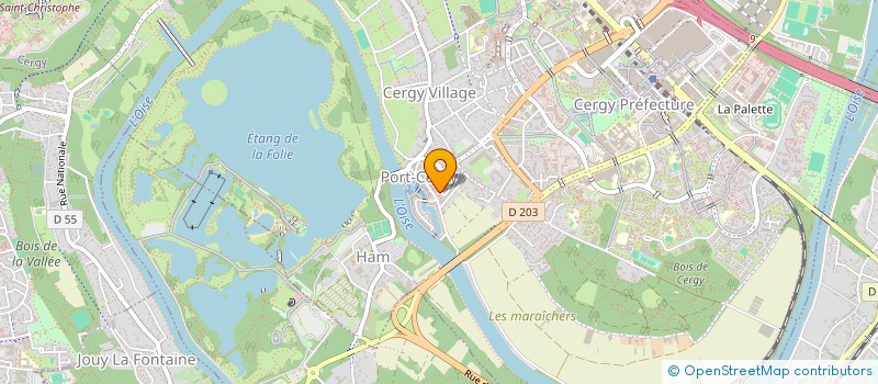 localisation de l'entreprise DAVE-IT  CERGY