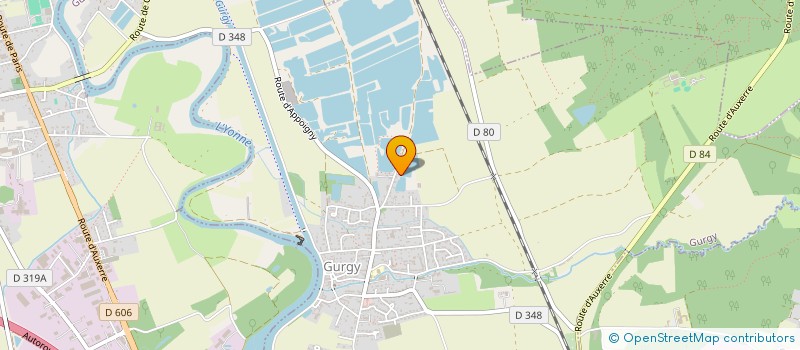 localisation de l'entreprise DAVED  GURGY