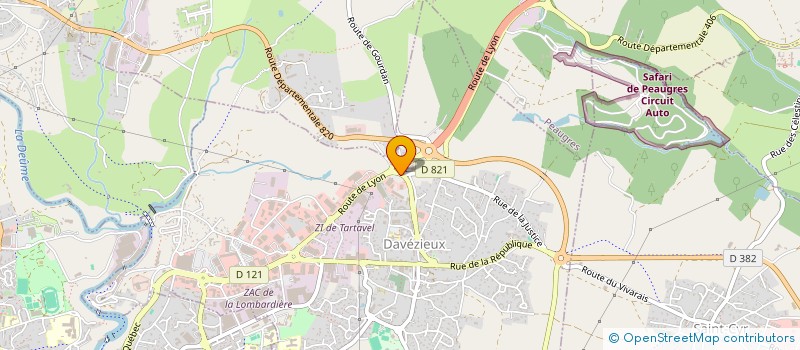 localisation de l'entreprise DAVEDIS à DAVEZIEUX