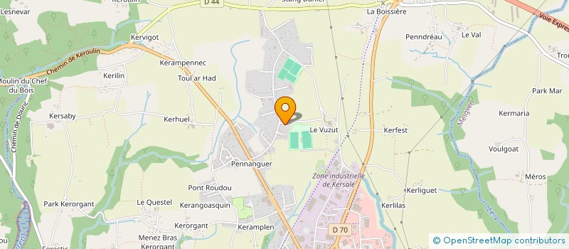 localisation de l'entreprise DAVEL TY BOS  CONCARNEAU