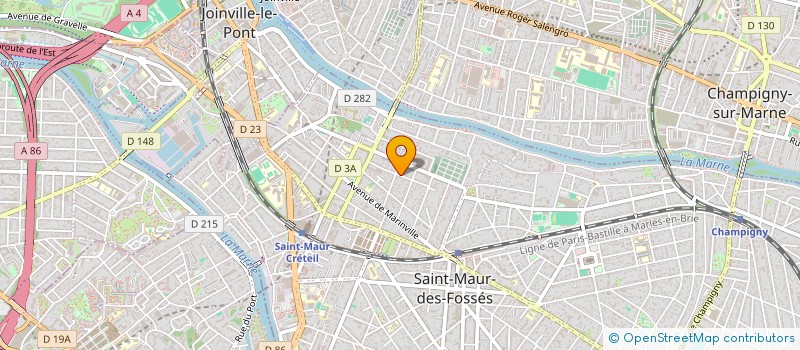 localisation de l'entreprise DAVELI 1 à SAINT-MAUR-DES-FOSSES