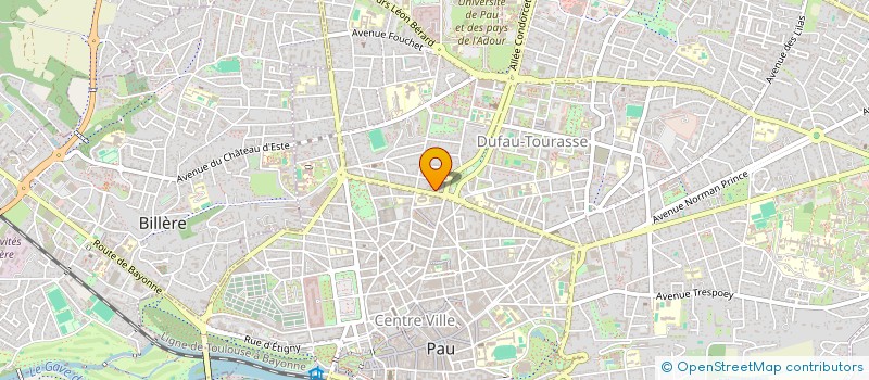 localisation de l'entreprise DAVELINE à PAU