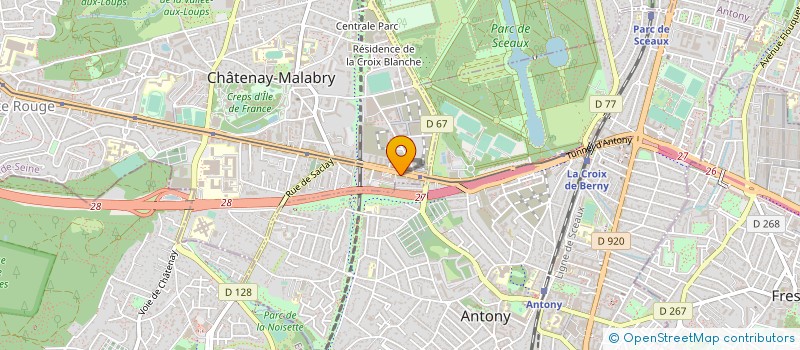 localisation de l'entreprise DAVENA 2  CHATENAY-MALABRY