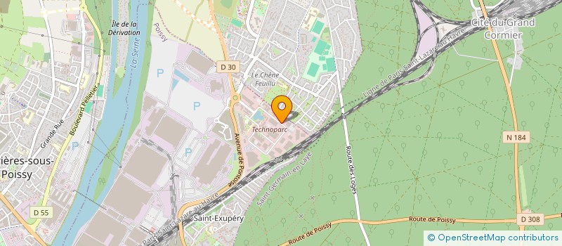 localisation de l'entreprise DAVENNE DEVELOPPEMENT  POISSY