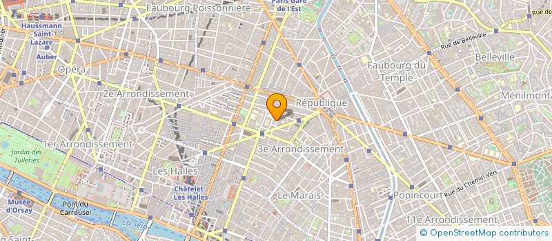 localisation de l'entreprise DAVERI à PARIS
