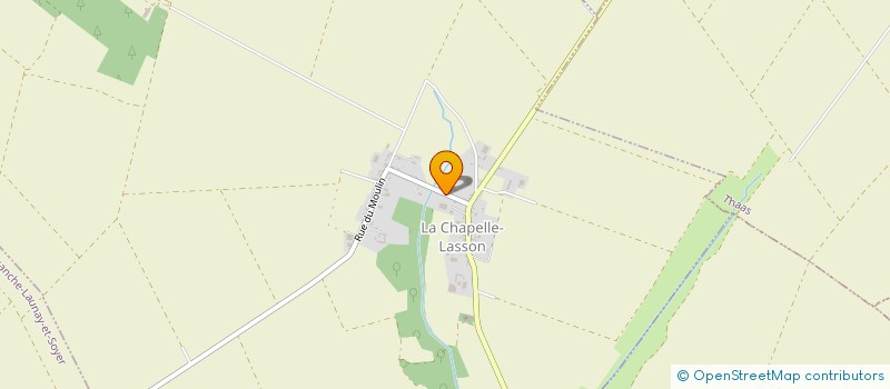 localisation de l'entreprise DAVESNE ALEXANDRE  LA CHAPELLE-LASSON