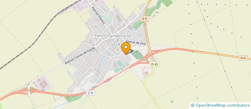 localisation de l'entreprise DAVESNE ETIENNE à FERE-CHAMPENOISE