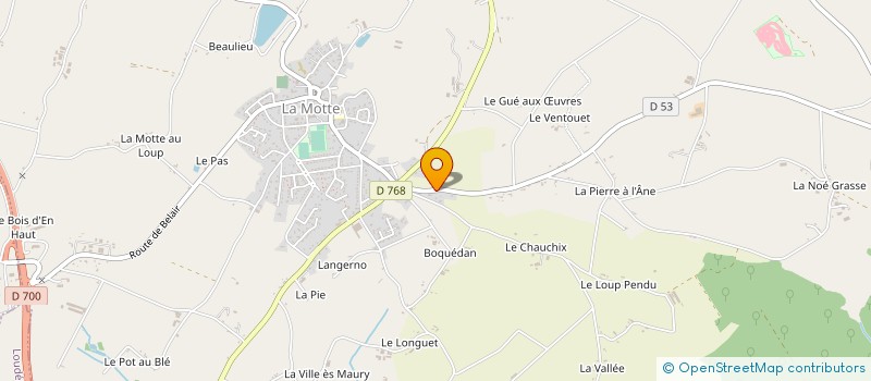 localisation de l'entreprise DAVETNATH à LA MOTTE