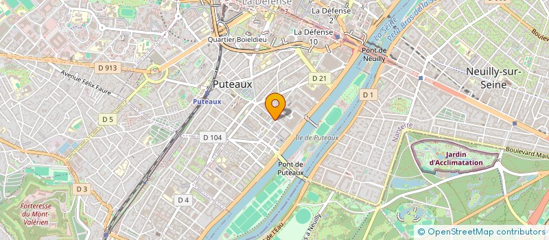 localisation de l'entreprise DAVI à PUTEAUX