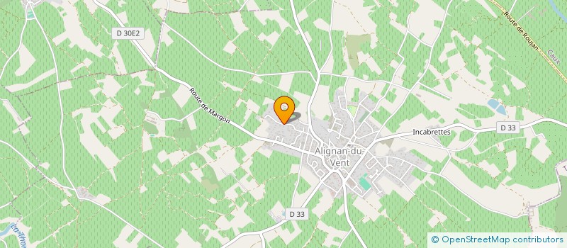 localisation de l'entreprise DAVI  ALIGNAN-DU-VENT