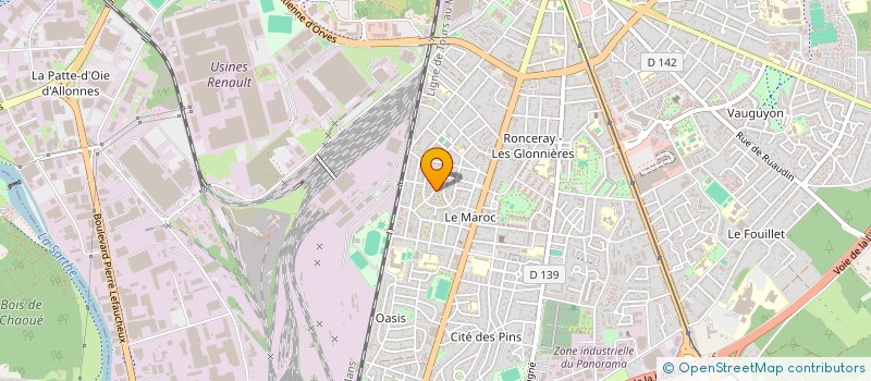 localisation de l'entreprise DAVI SUD à LE MANS