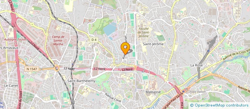 localisation de l'entreprise DAVIA  MARSEILLE